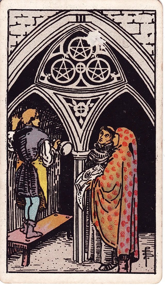 Tılsımlar Üçlüsü tarot kartı (Rider-Waite-Smith)